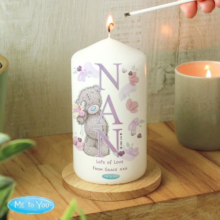 Personalised Me to You NAN Pillar Candle - alternative view
