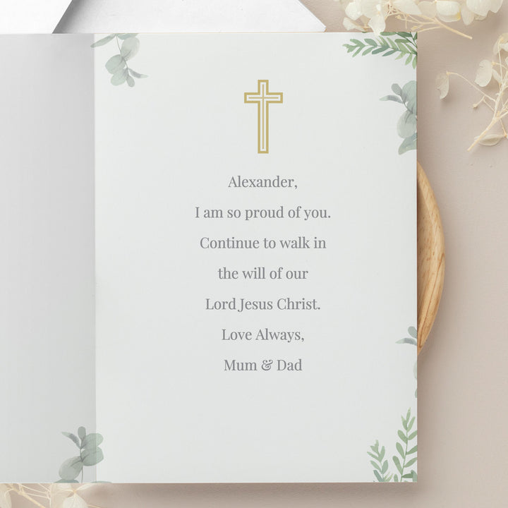 Personalised First Holy Communion Card, The Personal Shop, personalised gifts