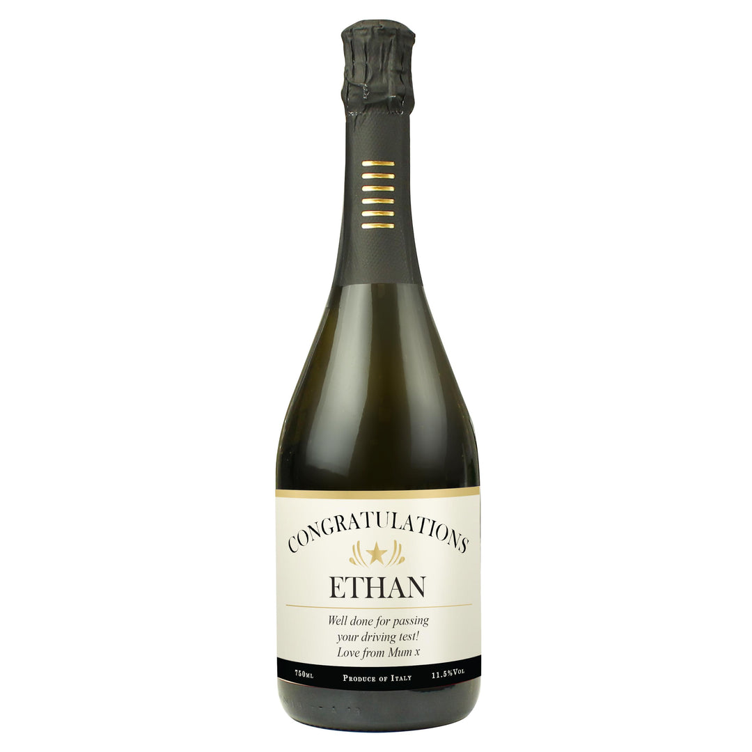 Personalised Classic Prosecco – alternative view