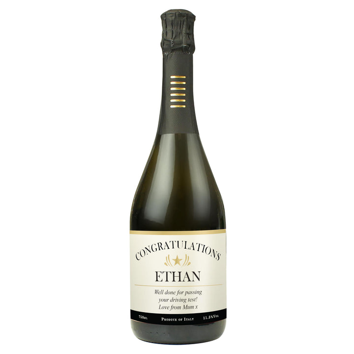 Personalised Classic Prosecco – alternative view