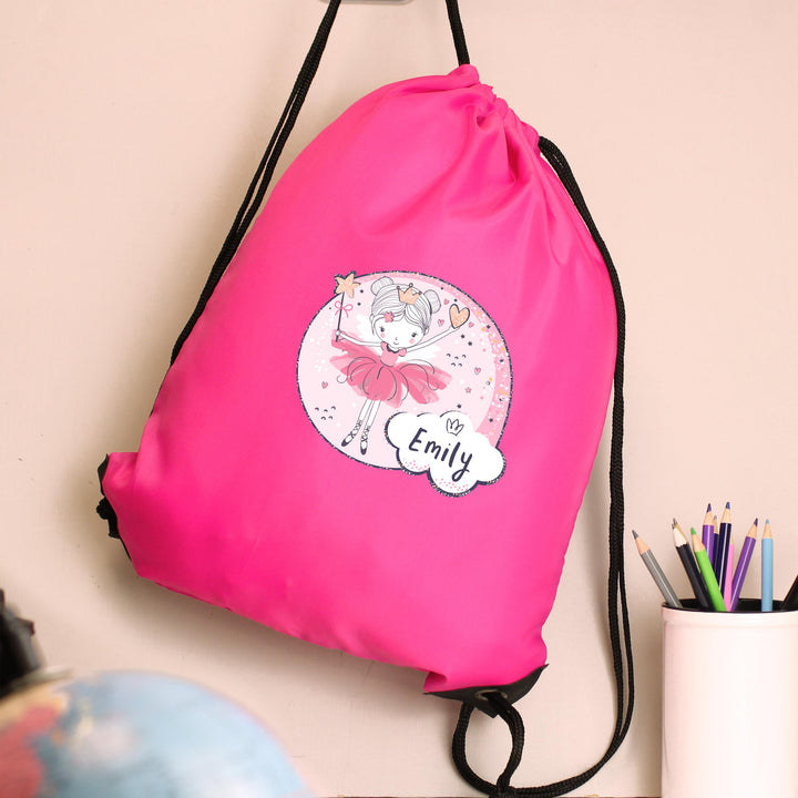 Personalised Fairy Pink Kit Bag – alternative view