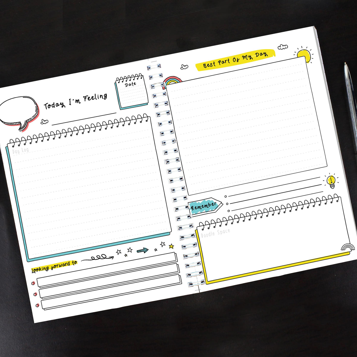 Personalised Mindfulness A5 Journal – alternative view