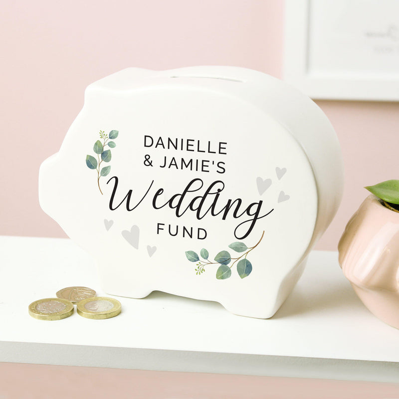 Personalised Wedding Piggy Bank