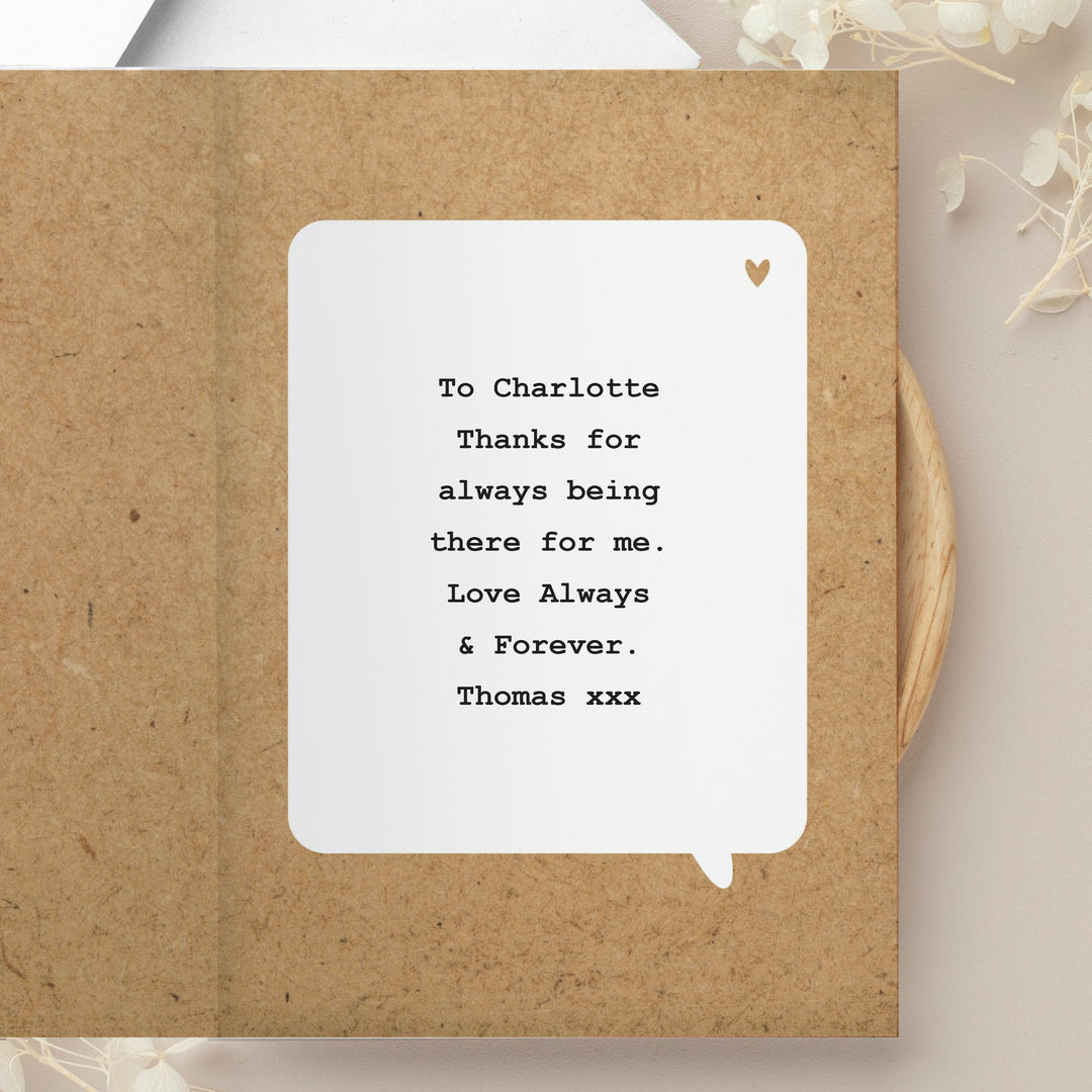 Personalised Polaroid Photo Upload Greeting Card – alternative view