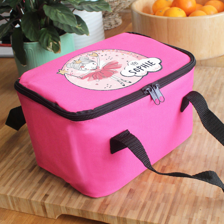 Personalised Fairy Pink Lunch Bag – alternative view