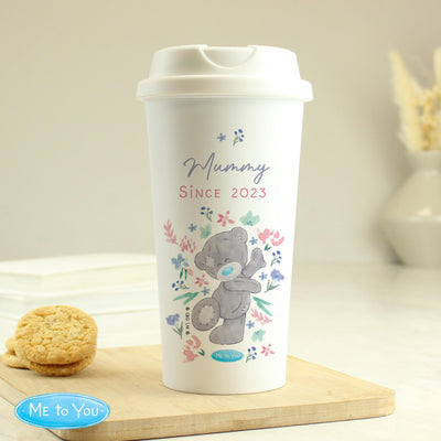 Personalised Me To You Floral Insulated Reusable Eco Travel Cup