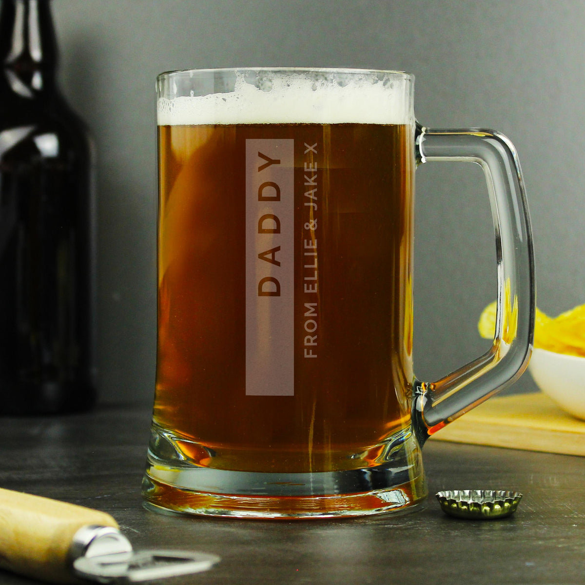 Personalised Free Text Pint Stern Tankard, The Personal Shop, personalised gifts