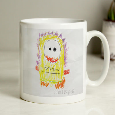 Personalised Childrens Drawing Photo Upload Mug