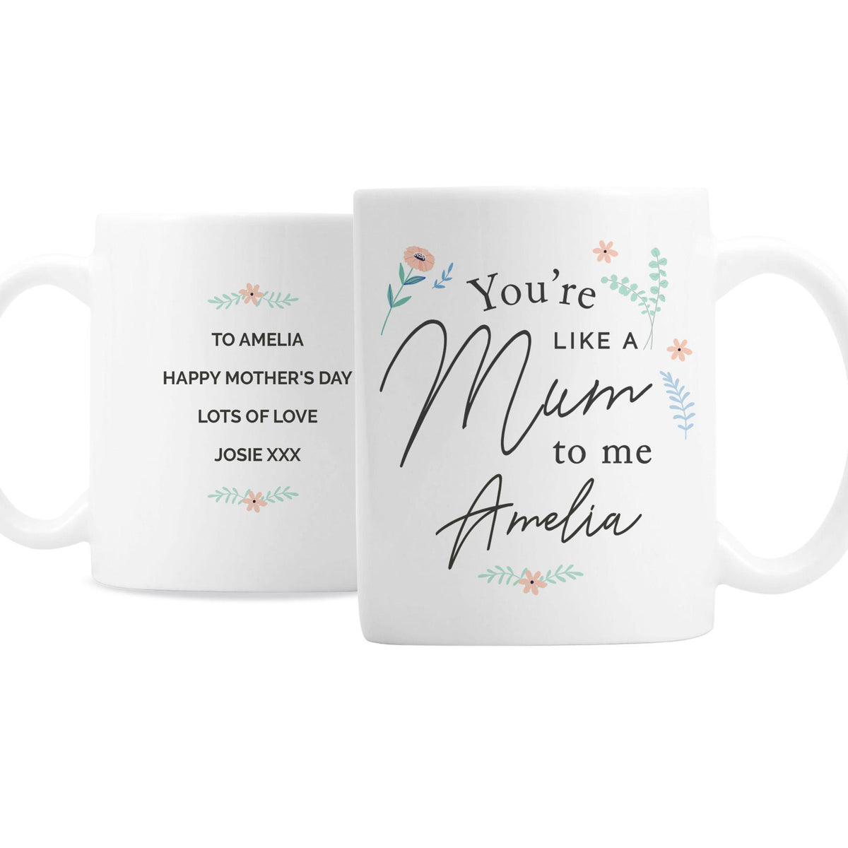Personalised You're Like A Mum To Me Mug – alternative view