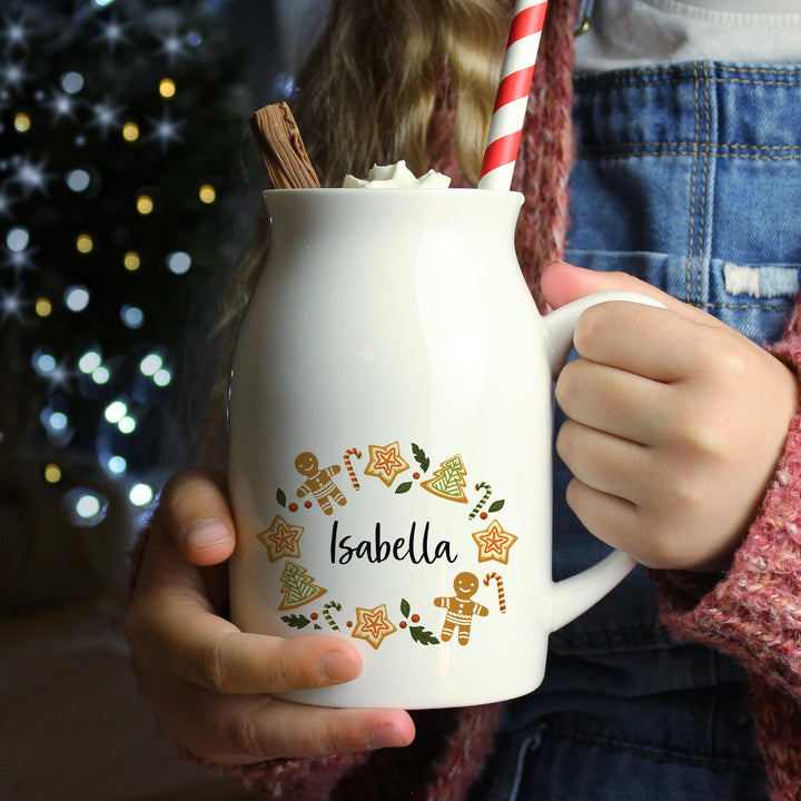 Personalised Christmas Milk Jug – alternative view