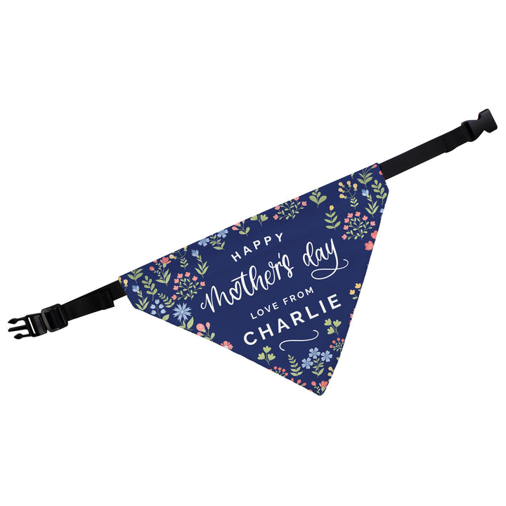 Personalised Mothers Day Dog Bandana – alternative view