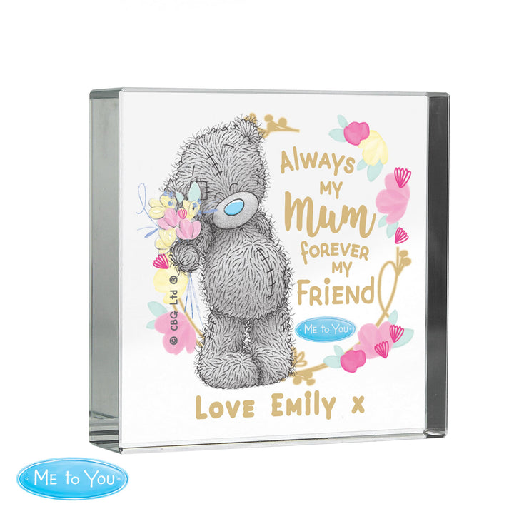 Personalised Me To You Forever My Friend Crystal Token - alternative view
