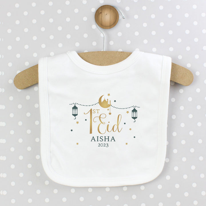 Personalised 1st Eid Bib, The Personal Shop, personalised gifts