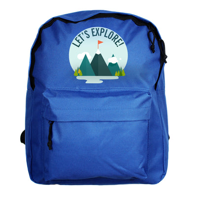 Bespoke Design Blue Backpack