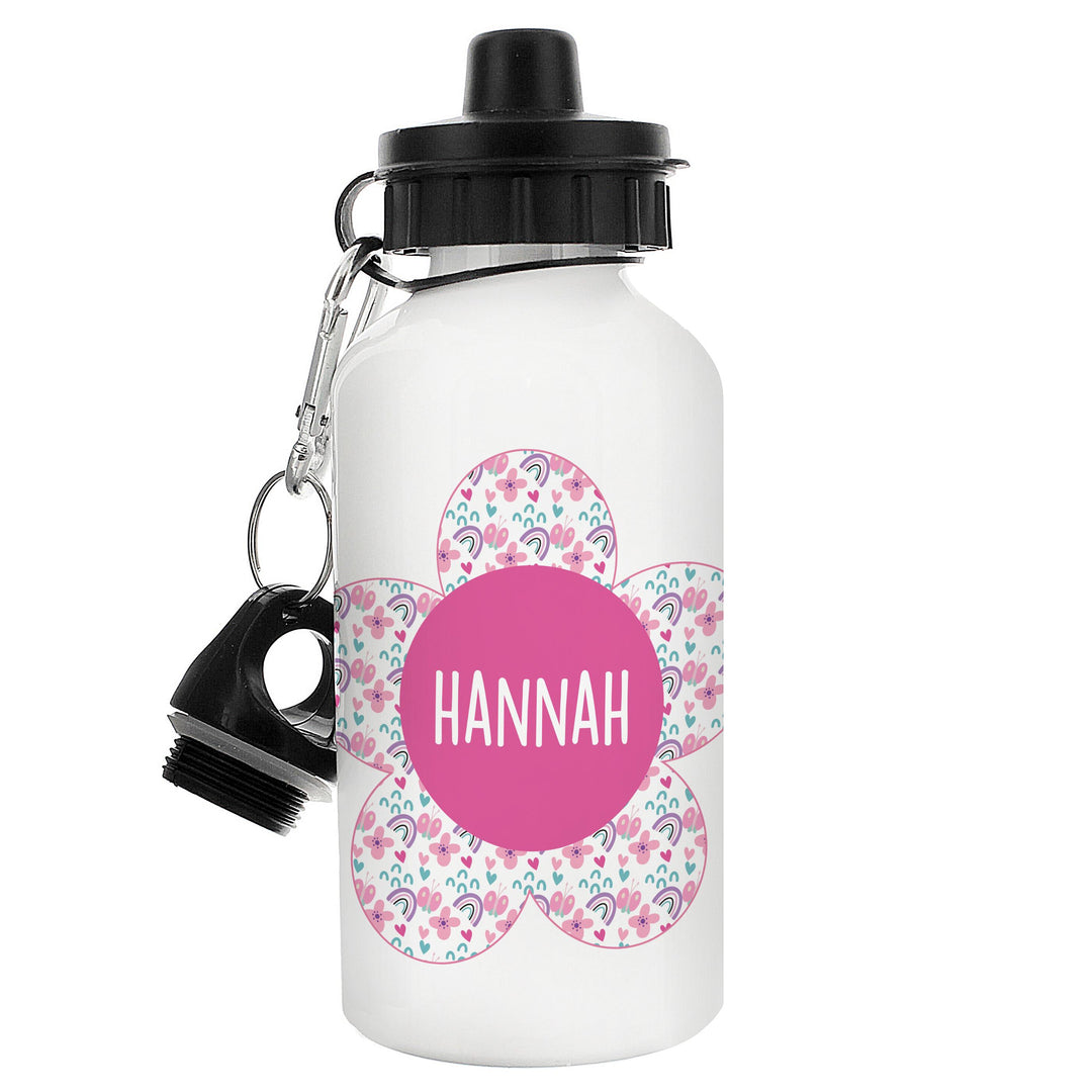 Personalised Flower Drinks Bottle – alternative view