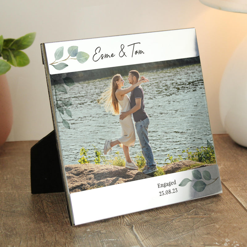 Personalised Botanical 6x4 Photo Frame