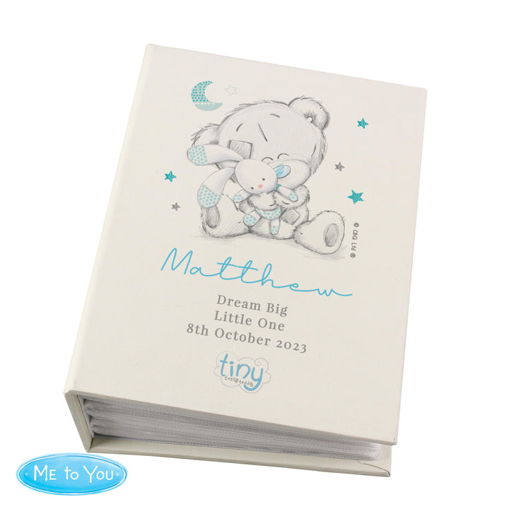 Personalised Tiny Tatty Teddy Blue 6x4 Photo Album with Sleeves – alternative view