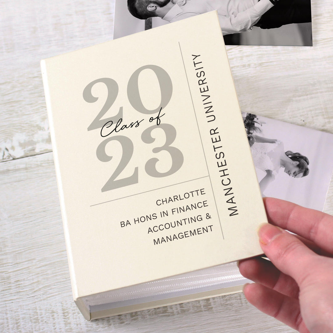 Personalised Class of Graduation 6x4 Photo Album with Sleeves, The Personal Shop, personalised gifts
