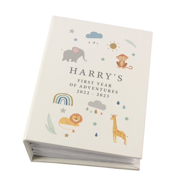 Personalised Zoo Animals 6x4 Photo Album with Sleeves – alternative view