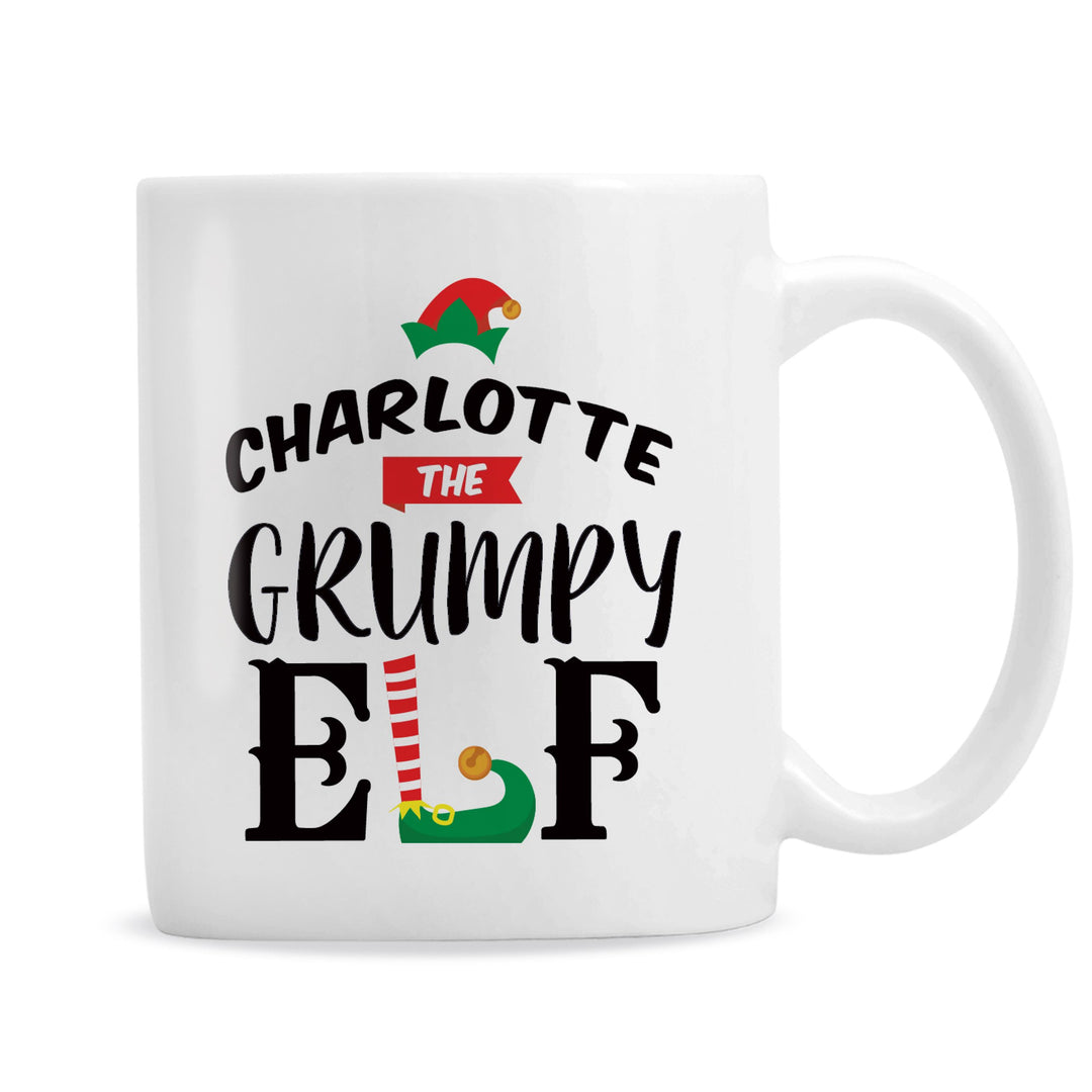 Personalised Elf Christmas Mug – alternative view