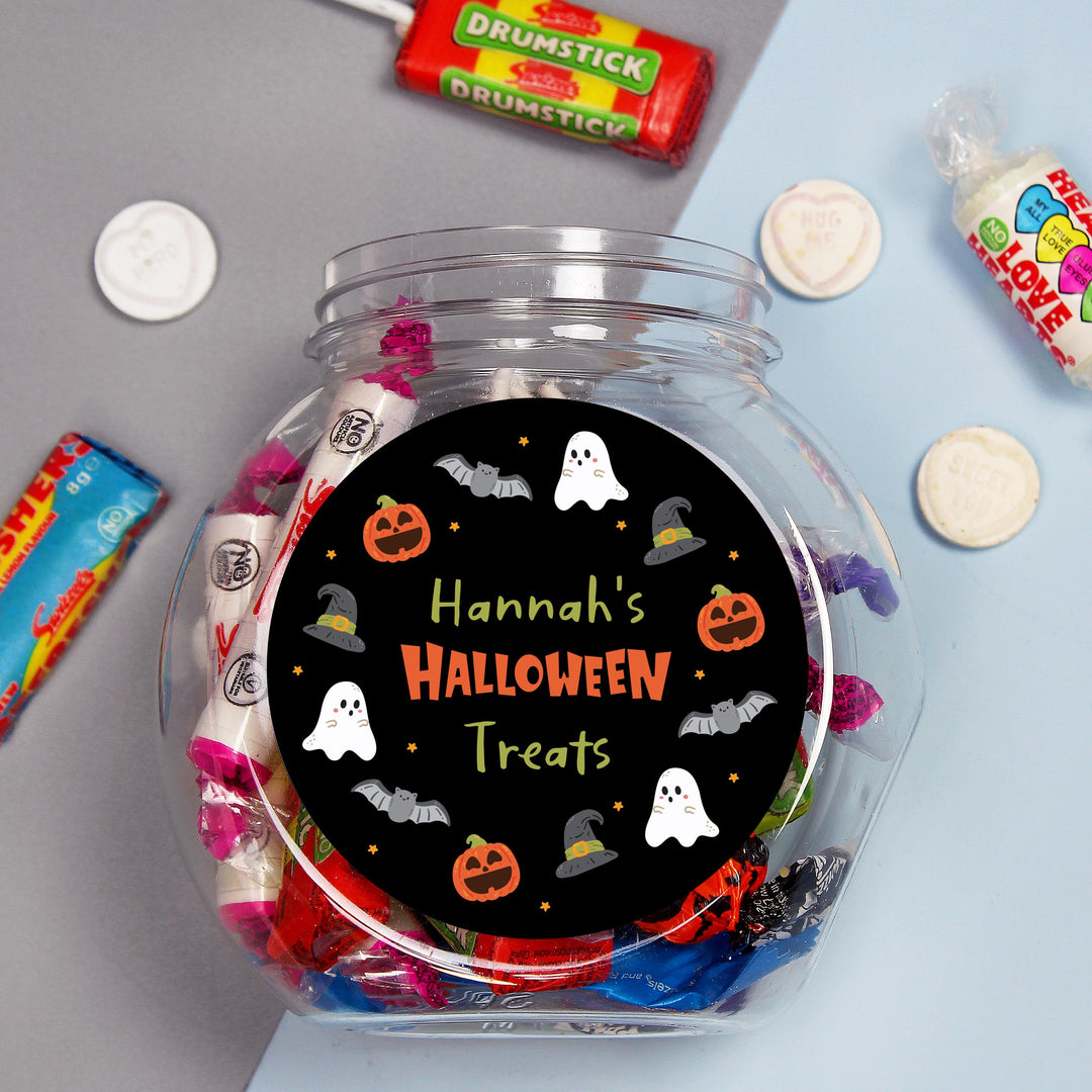 Personalised Halloween Sweets Jar – alternative view