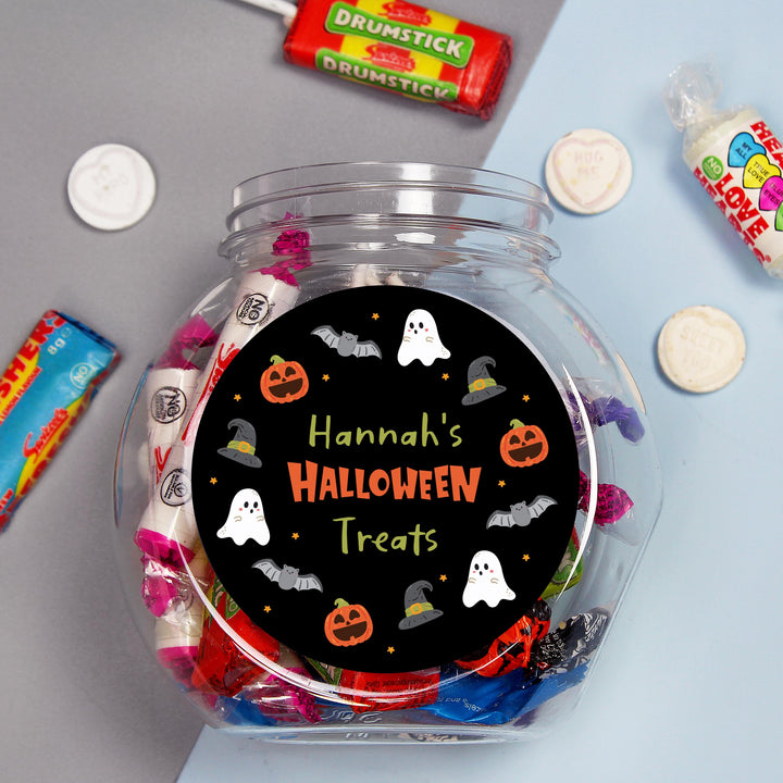 Personalised Halloween Sweets Jar – alternative view