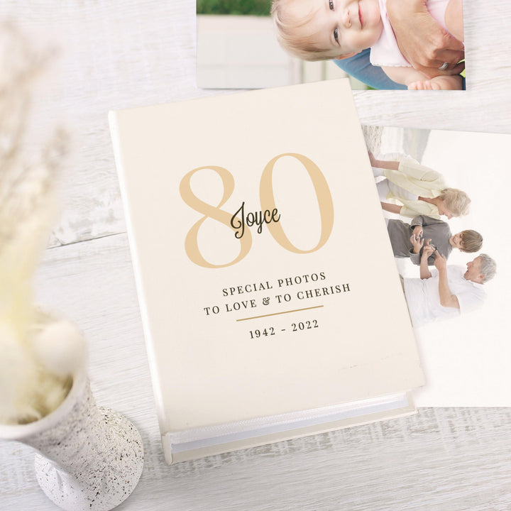 Personalised Big Birthday 6x4 Photo Album with Sleeves, The Personal Shop, personalised gifts