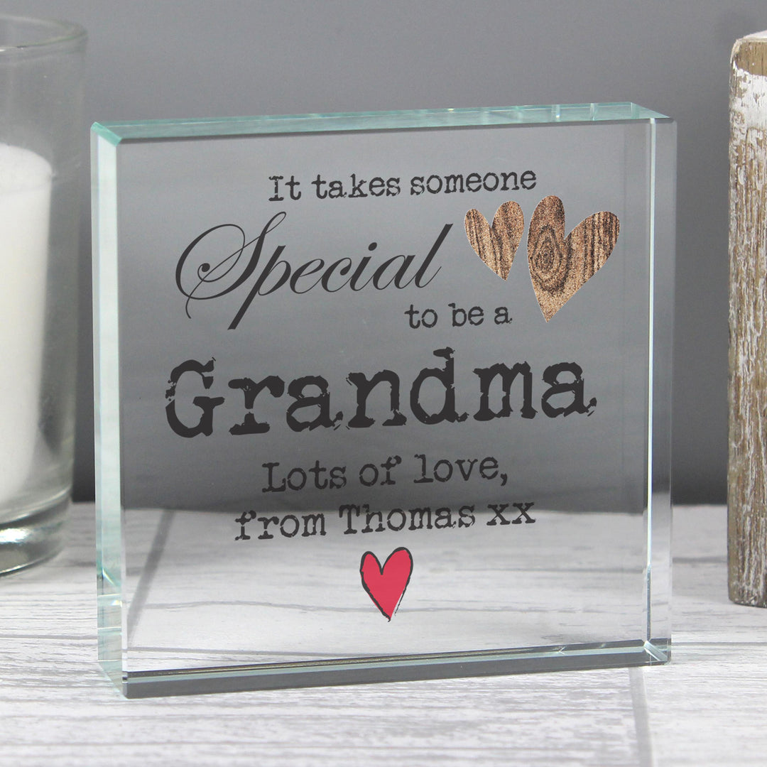 Personalised Someone Special  Crystal Token, The Personal Shop, personalised gifts