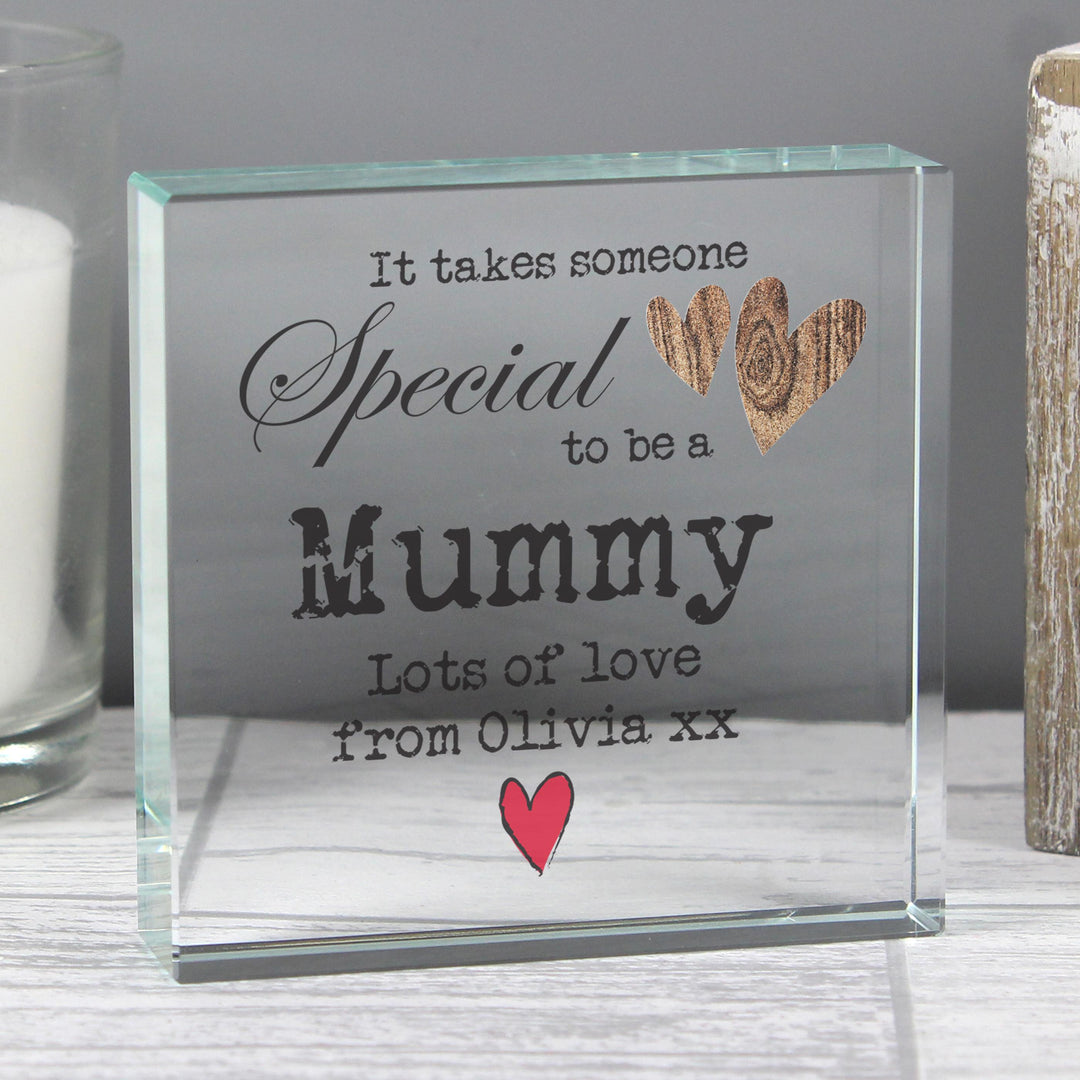 Personalised Someone Special  Crystal Token, The Personal Shop, personalised gifts
