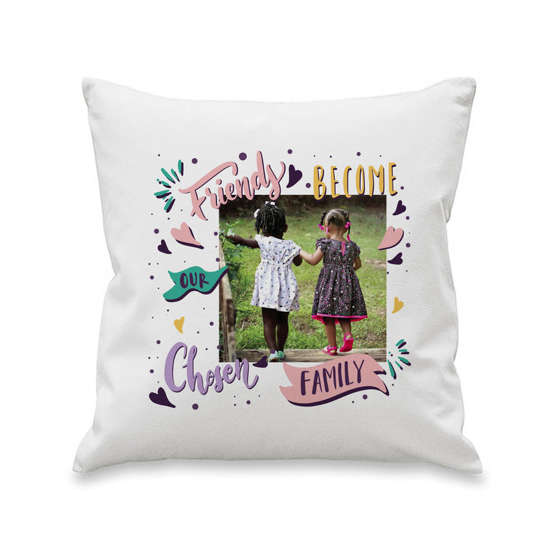 Personalised Chosen Family Photo Upload Cushion