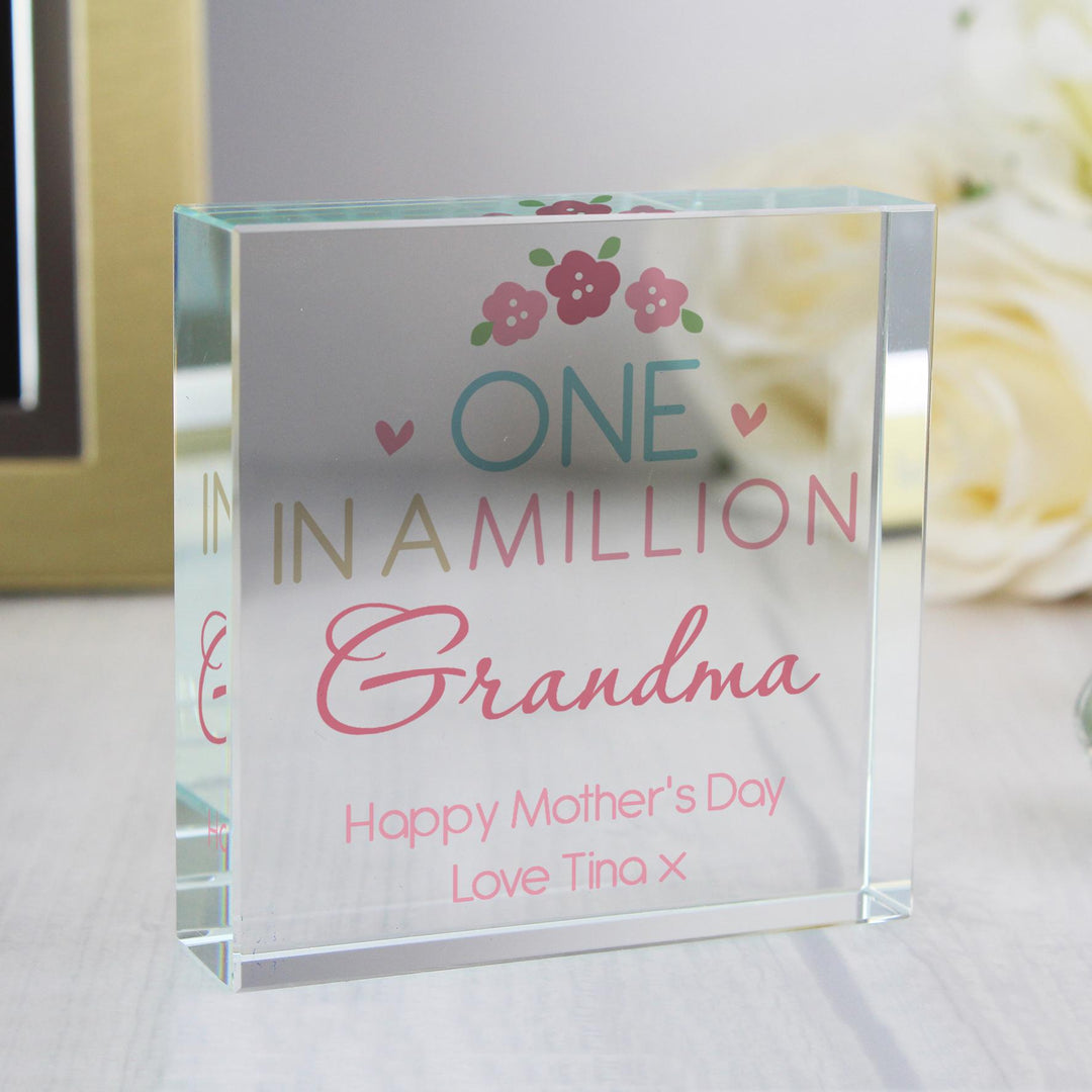 Personalised One in a Million Crystal Token, The Personal Shop, personalised gifts