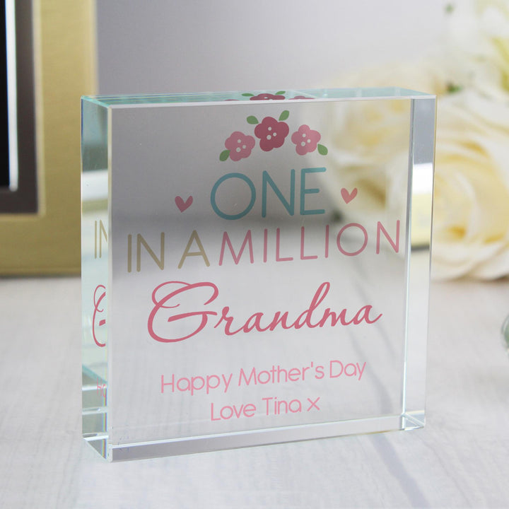 Personalised One in a Million Crystal Token, The Personal Shop, personalised gifts