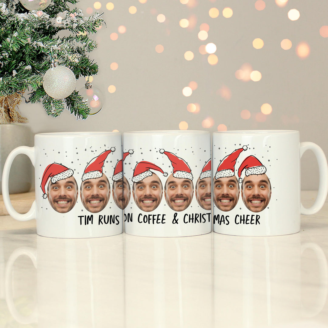 Personalised Photo Upload Santa Mug – alternative view