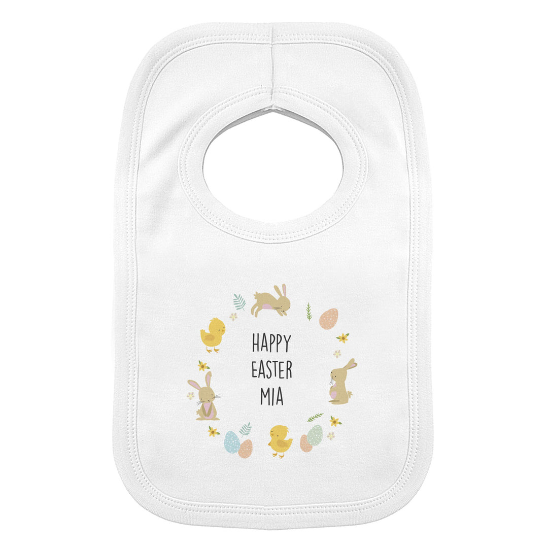 Personalised Easter Babys Bib, The Personal Shop, personalised gifts