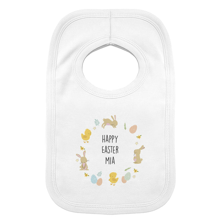 Personalised Easter Babys Bib, The Personal Shop, personalised gifts