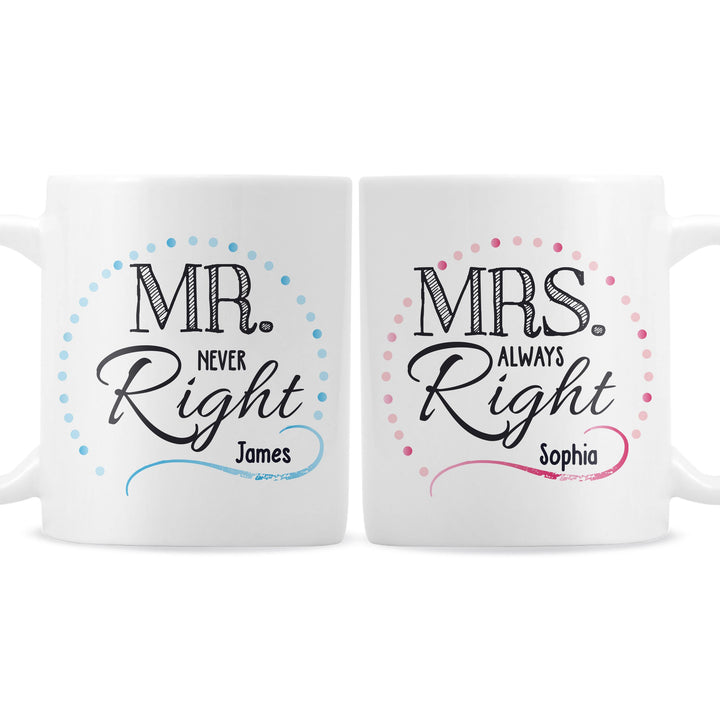 Personalised Mr &amp; Mrs Mug Set – alternative view