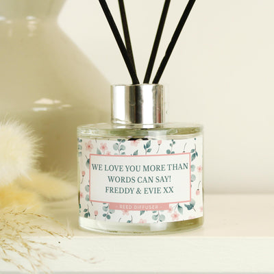 Personalised  Floral Reed Diffuser