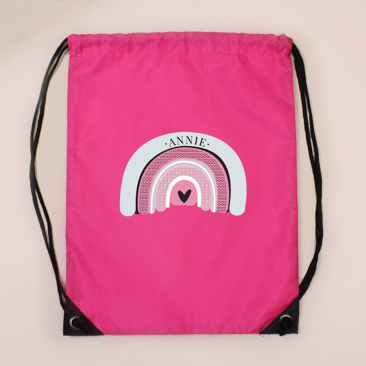 Personalised Rainbow Pink Kit Bag – alternative view