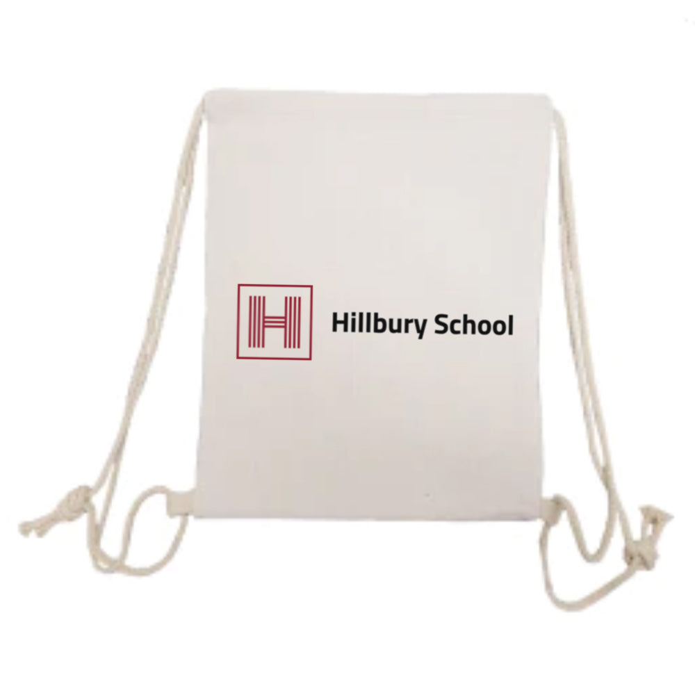 School Logo Drawstring Bag