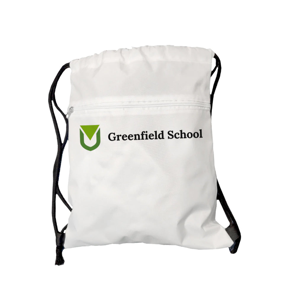 School Logo Drawstring Bag