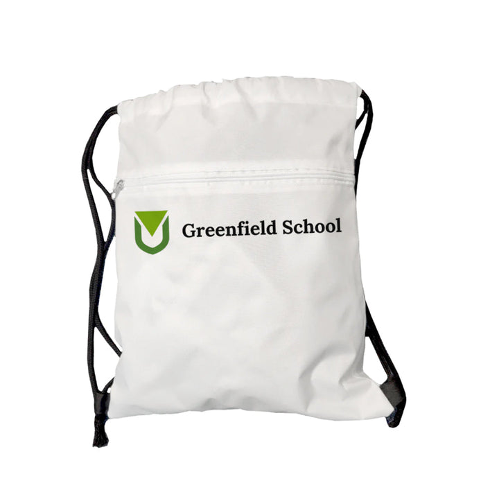 School Logo Drawstring Bag