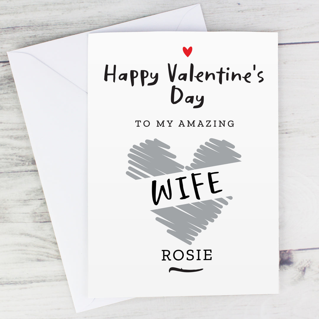 Personalised Happy Valentine&