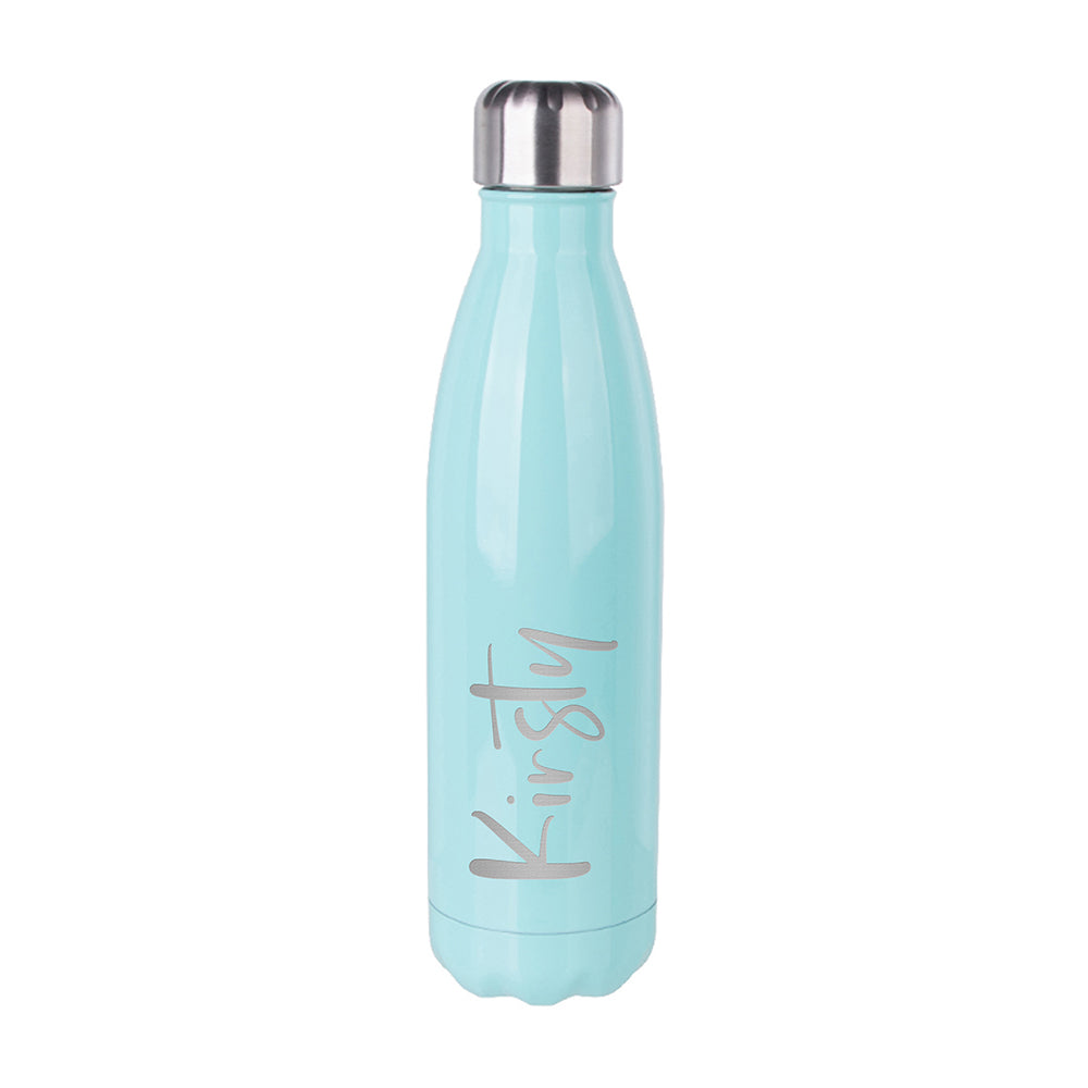 Personalised Gloss Insulated Water Bottle