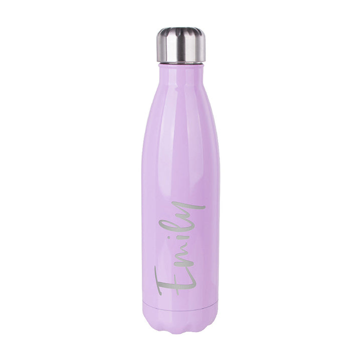 Personalised Gloss Insulated Water Bottle