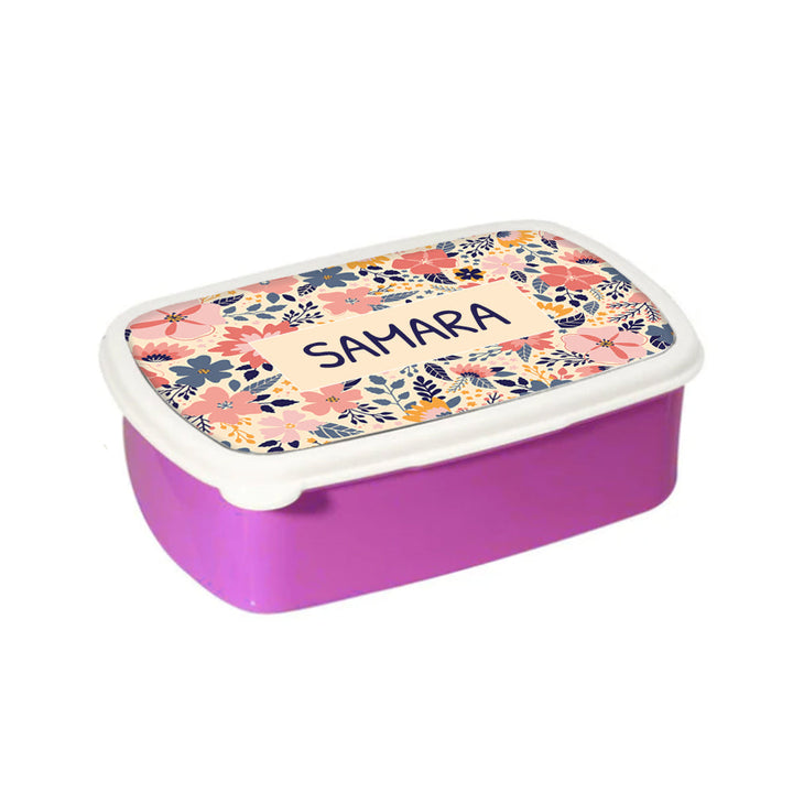 Personalised Kids Pink Lunch Box