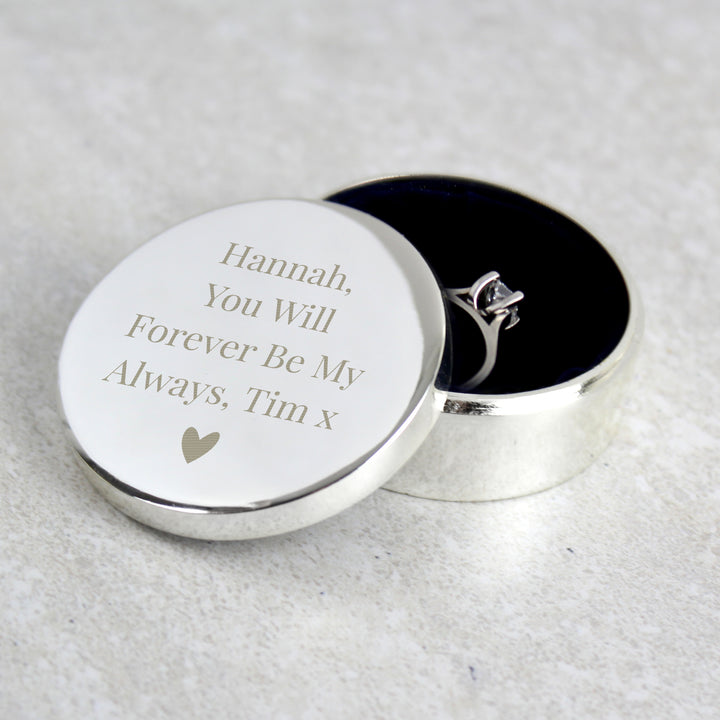 Personalised Wedding Ring Box, The Personal Shop, personalised gifts