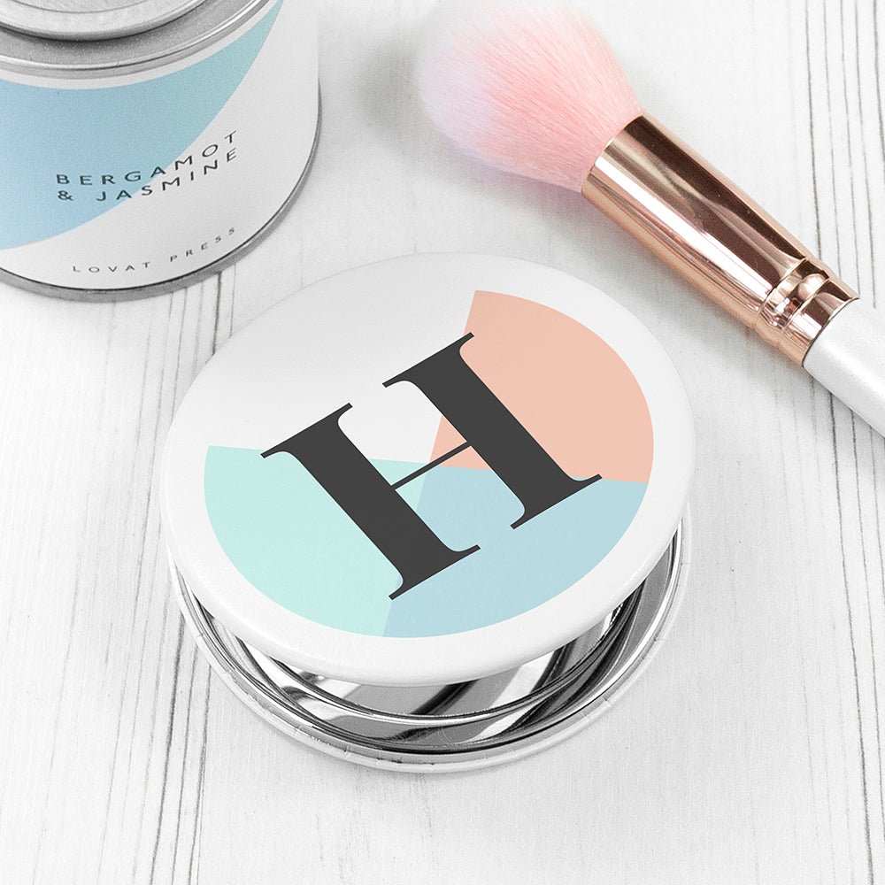 Personalised Spring Compact Mirror