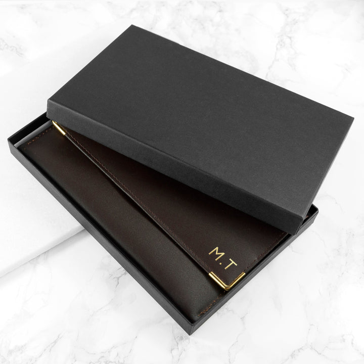 Personalised Luxury Leather Travel Organiser