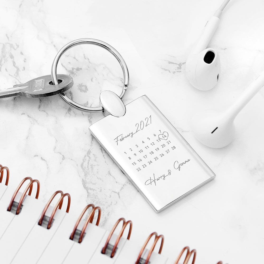 Personalised Special Date Keyring