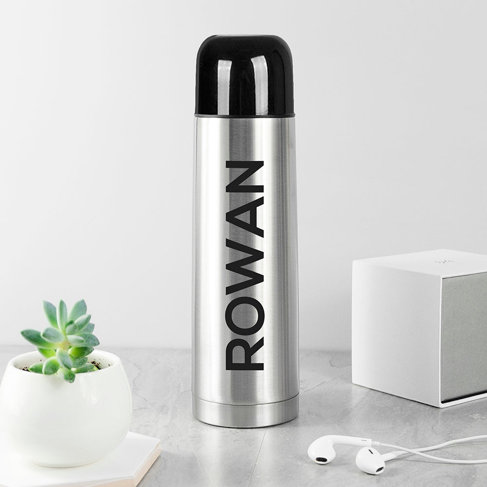 Personalised Stainless Steel Thermos Flask 750ml